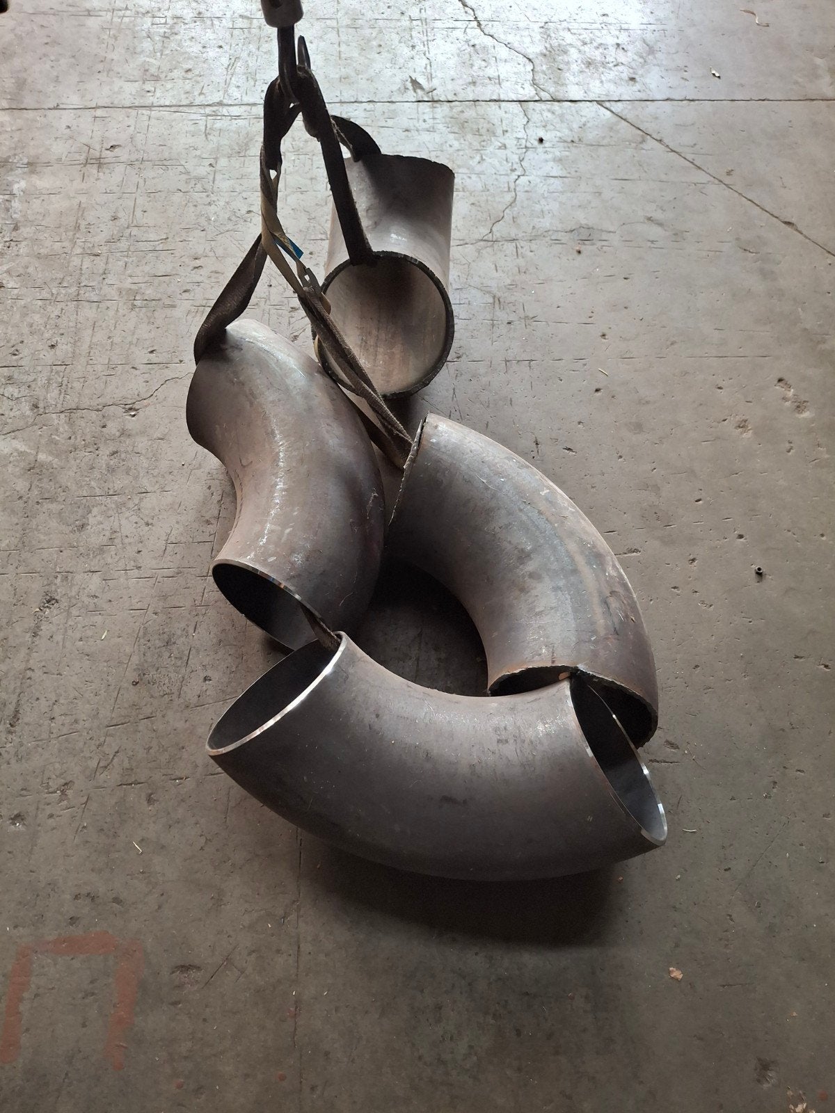 metalen lasbochten, Ophalen