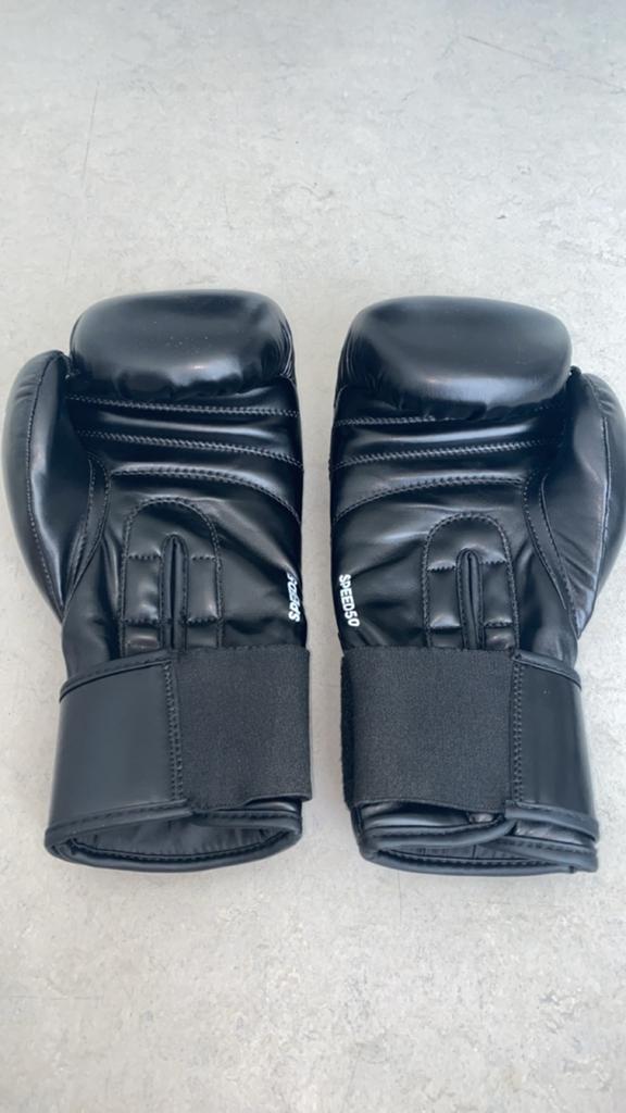 Box handschoenen, Sport en Fitness, Boksen, Ophalen, Zo goed als nieuw, Boksbandage