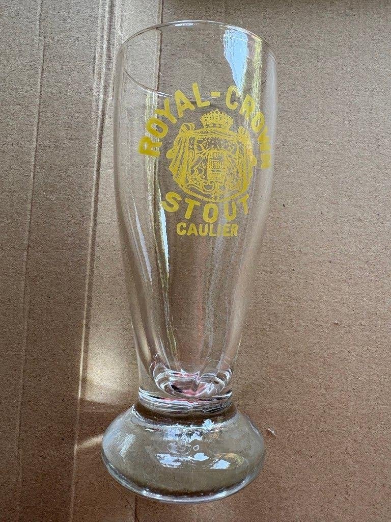 Royal Crown Stout Caulier, Collections, Enlèvement ou Envoi, Utilisé, Verre ou Verres, Autres marques