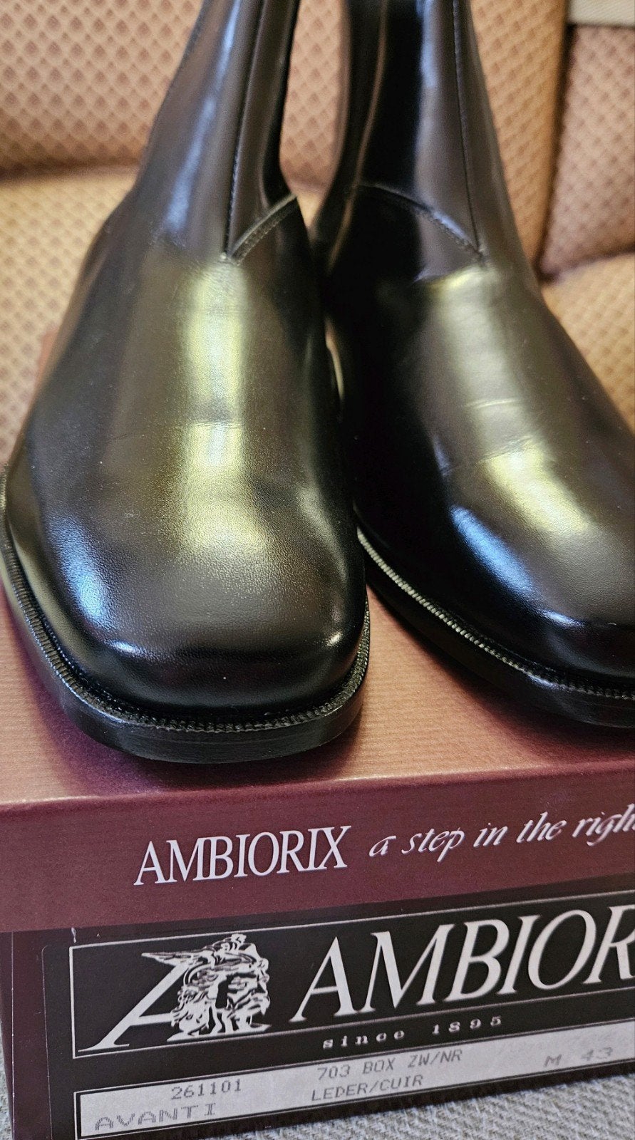 Ambiorix herenlaarsjes maat 43, Ambiorix, Zwart, Boots, Nieuw