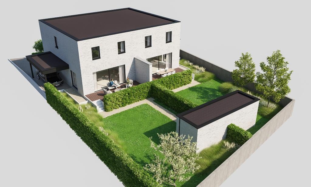 TE KOOP: nieuwbouw - 3 slk - Veeweidestraat 1A - Bree, Bree, 168 m², Province de Limbourg, 200 à 500 m²