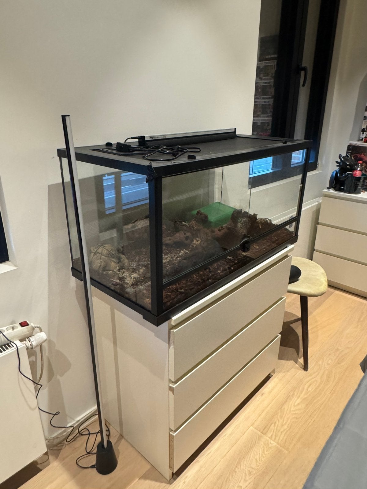 Terrarium 90 x 45 x 45, Animaux & Accessoires, Enlèvement, Comme neuf