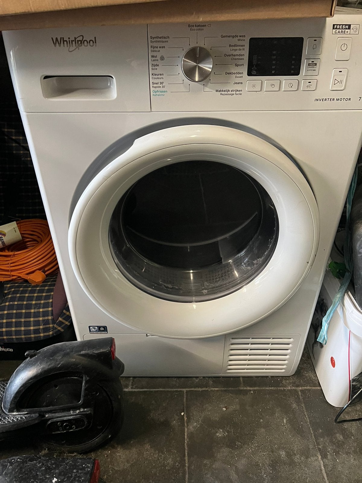 droogkast whirlpool 7kg, 6 tot 8 kg, Ophalen, Gebruikt