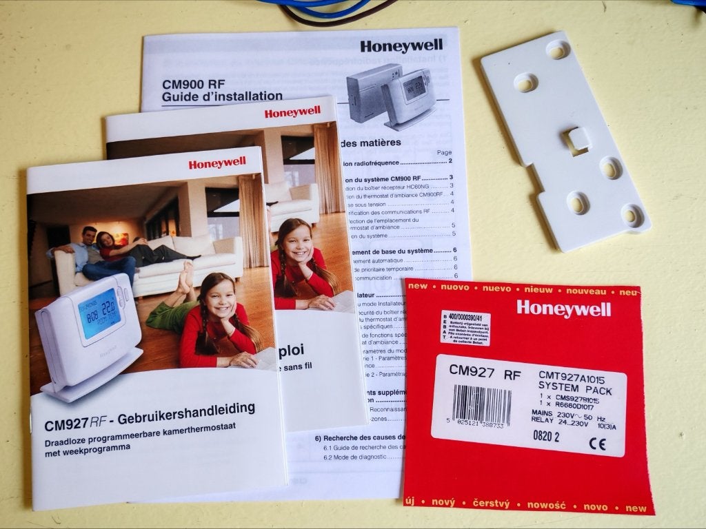 Programmateur Thermostat Chaudière Mazout Honeywell Sans fil, Enlèvement ou Envoi, Utilisé
