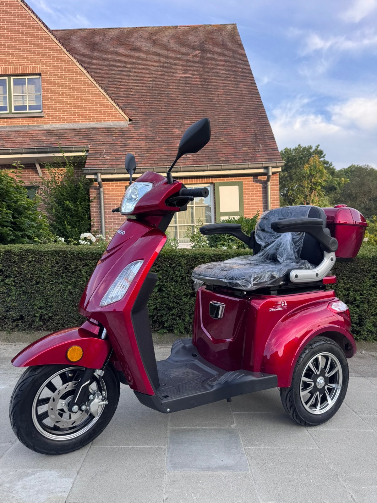 3 wiel Scootmobiel, Nieuwe scootmobielen, 25km/u Nieuwe, Diversen, Ophalen of Verzenden, Zo goed als nieuw