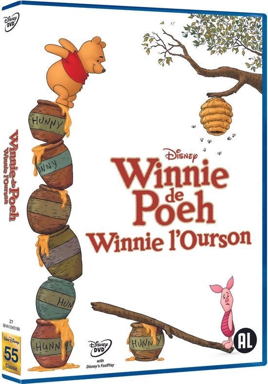Disney dvd - Winnie de poeh ( gouden rugnummer 55 ), Ophalen of Verzenden