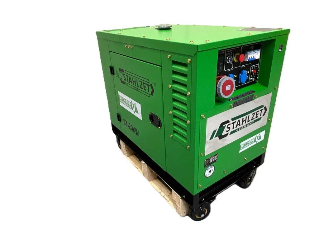 Stahlzet SZ-20KW Luchtgekoelde stille tweecilinder dieselgen