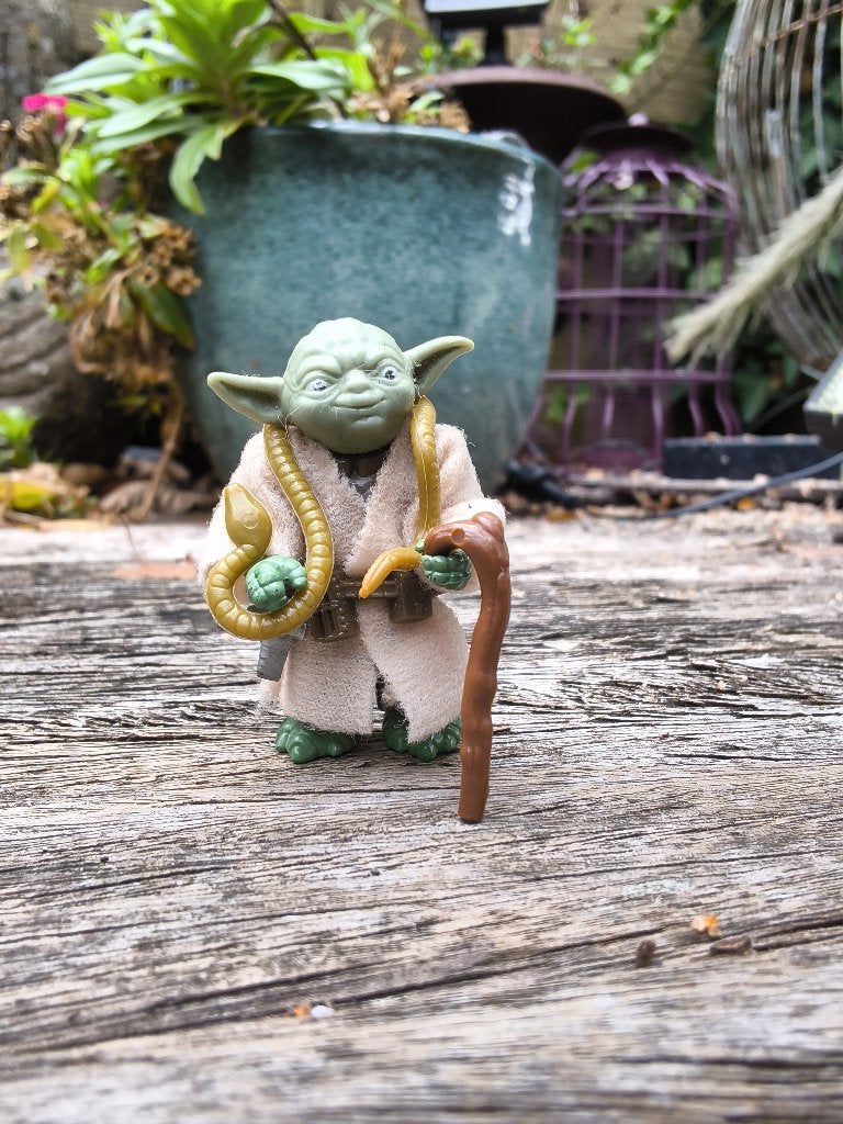 Vintage Star Wars Yoda (1980 Kenner), un serpent brun rare !, Collections, Enlèvement ou Envoi, Utilisé, Autres types