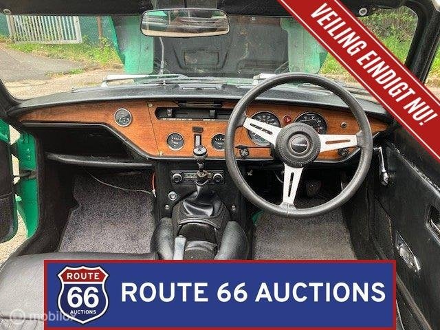 Triumph Spitfire 1500 | 1977 | Route 66 Auctions, Triumph, Zwart, Bedrijf, Handgeschakeld