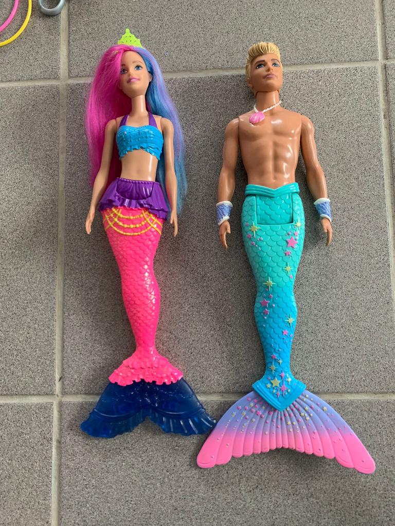 Barbies sirène, Enlèvement ou Envoi, Utilisé, Barbie