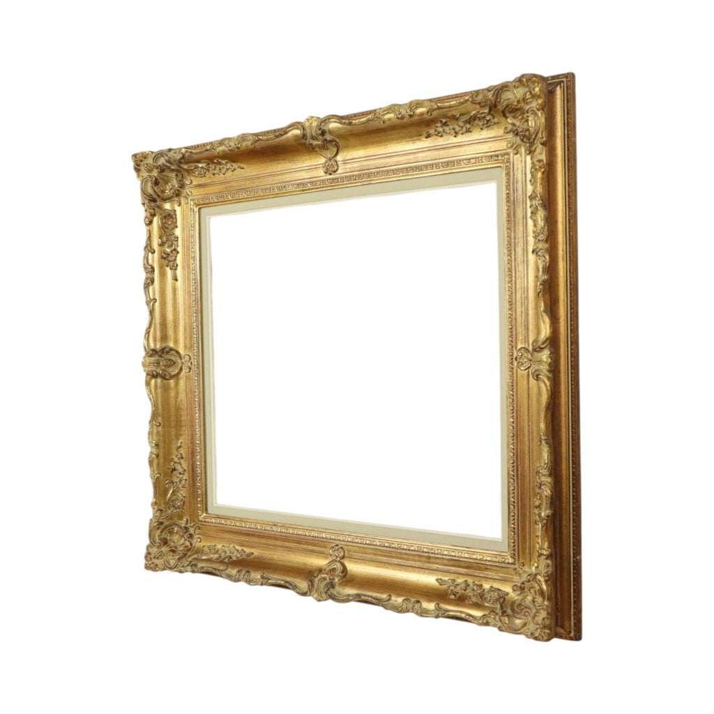 Prachtige Houten Barok Stijl Lijst Klassiek Goud 84x74cm, Ophalen, Gebruikt, 50 tot 75 cm, Nvt