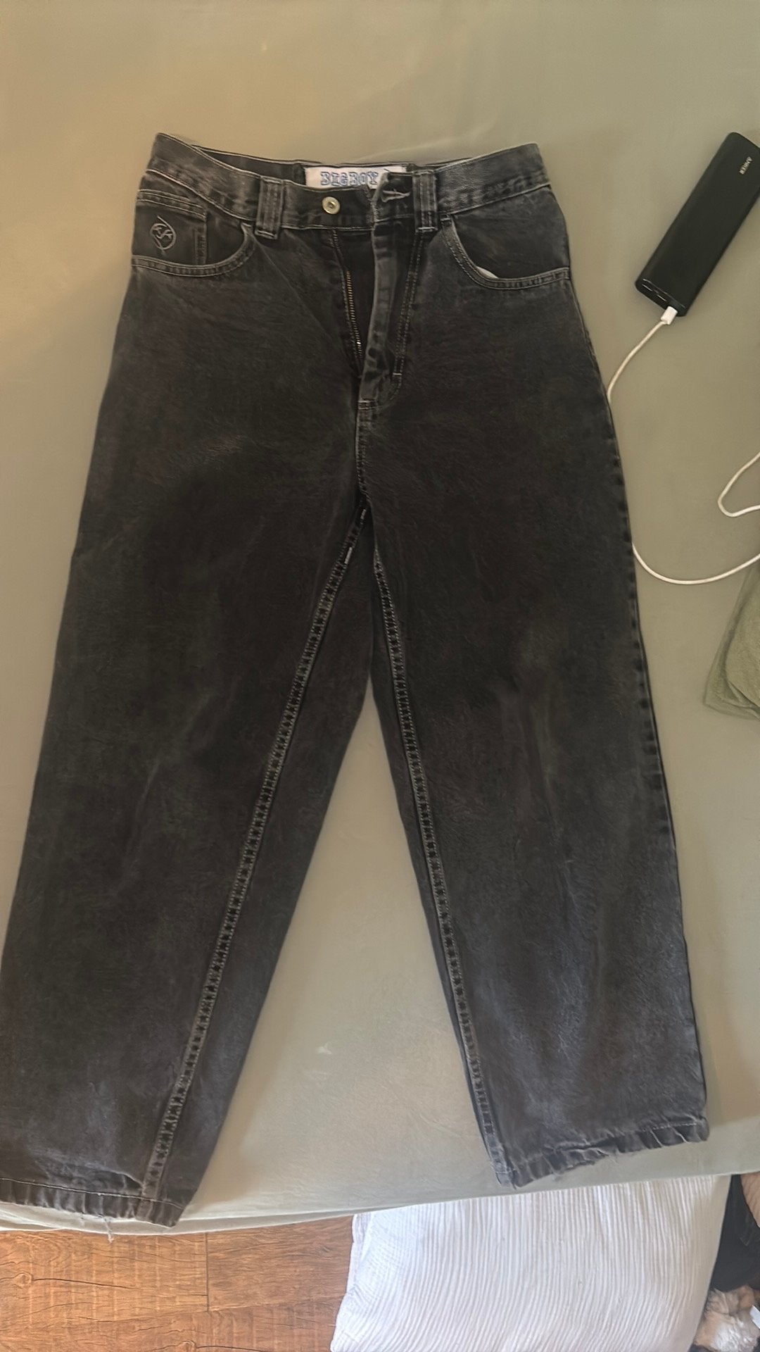 Big boy - xxs, Kleding | Dames, Spijkerbroeken en Jeans, Verzenden, Zo goed als nieuw, Zwart, W27 (confectie 34) of kleiner