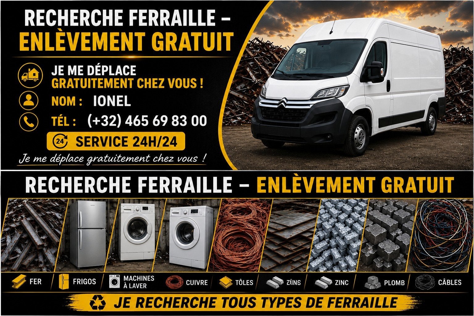 ️ RECHERCHE FERRAILLE – ENLÈVEMENT GRATUIT ️

 Enlèvemen, Enlèvement