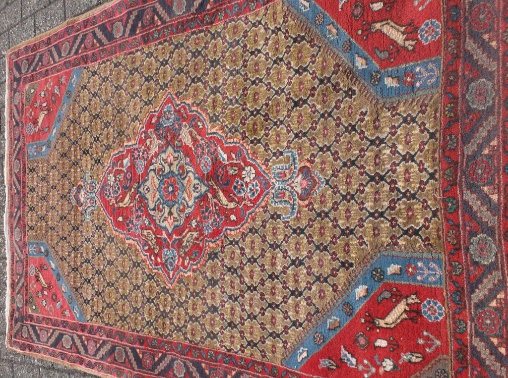 Tapijt, Huis en Inrichting, Ophalen, Blauw, Klassiek, 200 cm of meer
