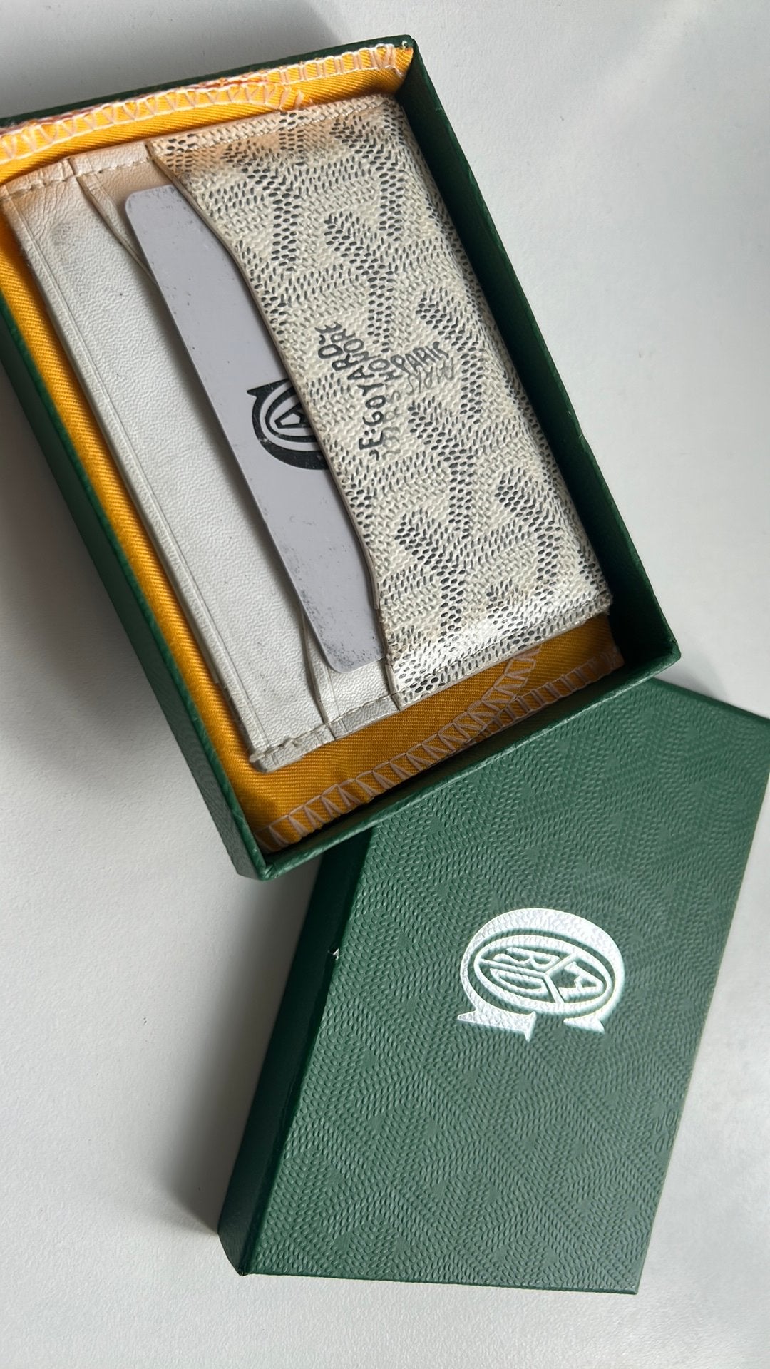 Porte-cartes Goyard, Autres marques, Cuir, Enlèvement ou Envoi, Utilisé