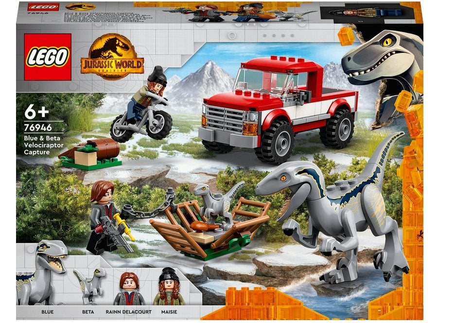 LEGO Jurassic World Blue & Beta Velociraptorvangst - 76946, Jurassic World, Lego, Nieuw, Ophalen of Verzenden