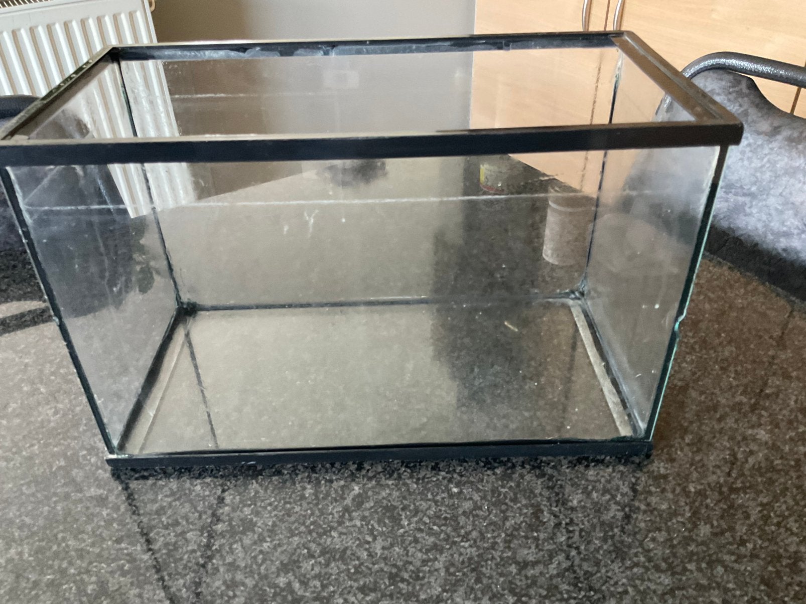 Aquarium glas, Enlèvement, Utilisé