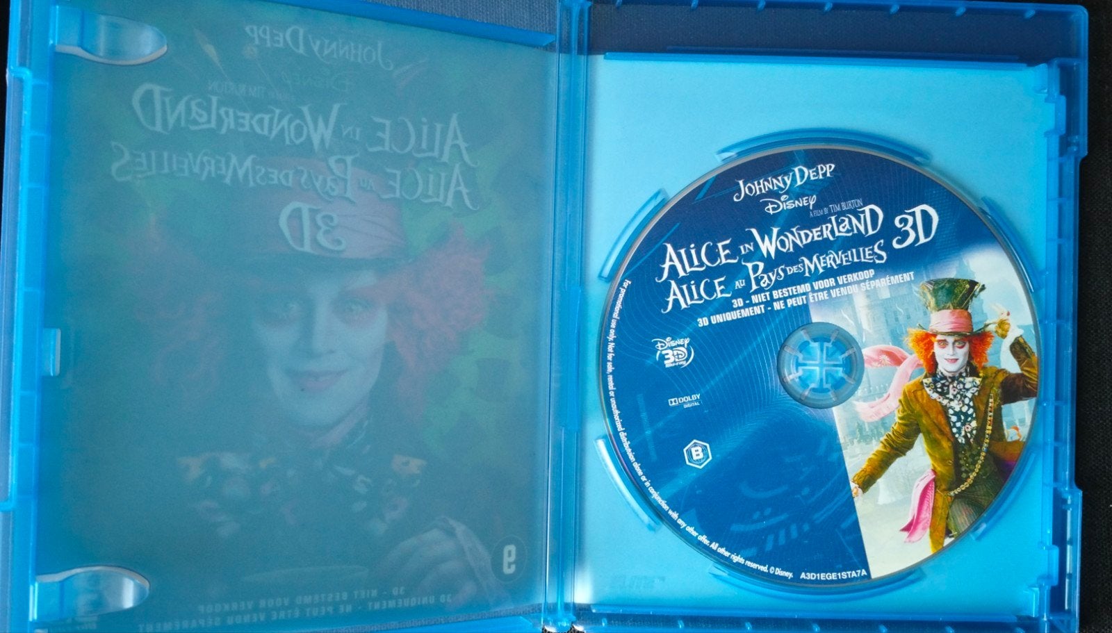 Alice in Wonderland (blu Ray 3D), Ophalen, Avontuur, Nederlands, Film