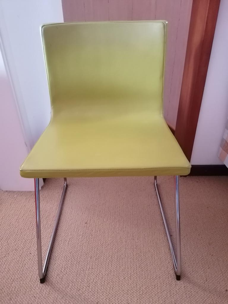 3 stoelen leer, Huis en Inrichting, Stoelen, Ophalen, Leer