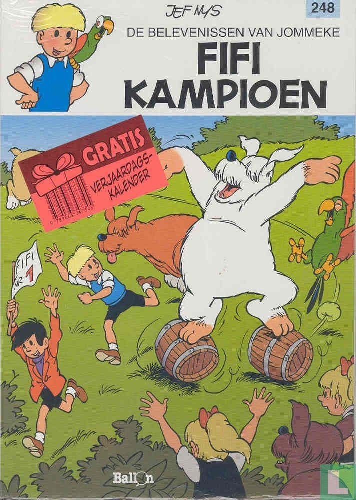 Strip van " Jommeke " , nr.248 + verjaardagskalender, Eén stripboek, Ophalen of Verzenden, Nieuw