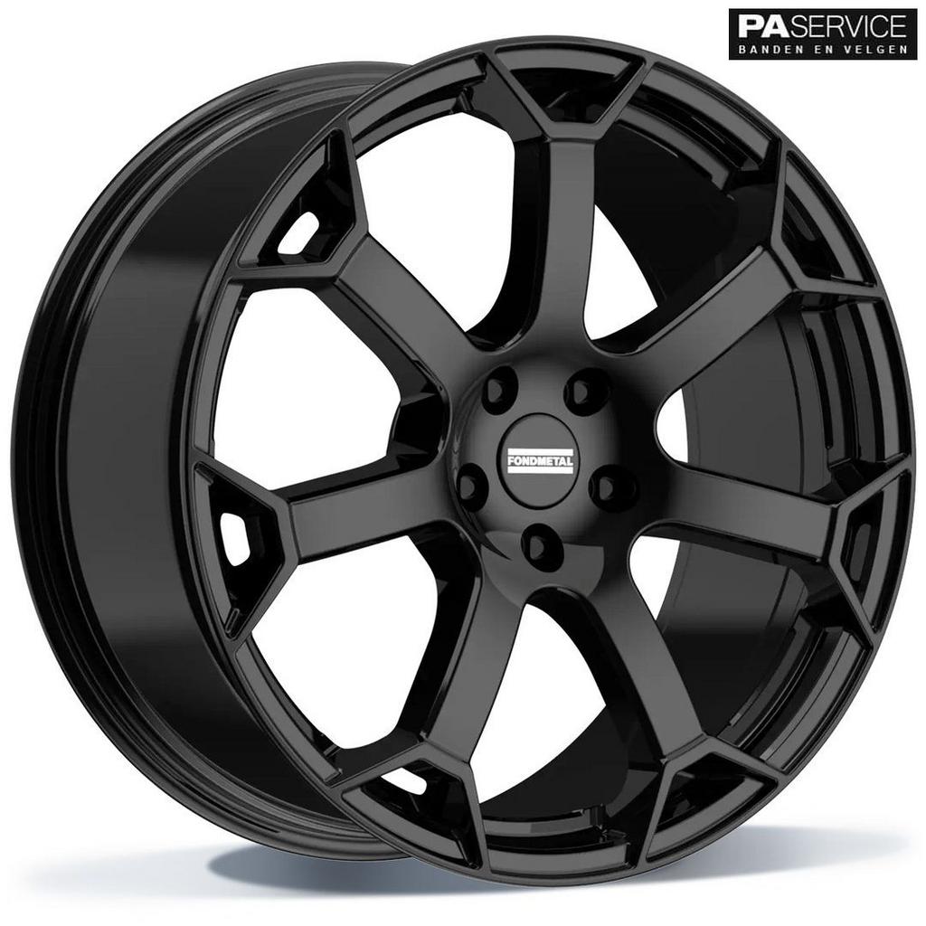 Nwe 20 inch Gloss Black Fondmetal Zephyrus velgen voor Audi, Auto-onderdelen, Banden en Velgen, Velg(en), -, -, Nieuw