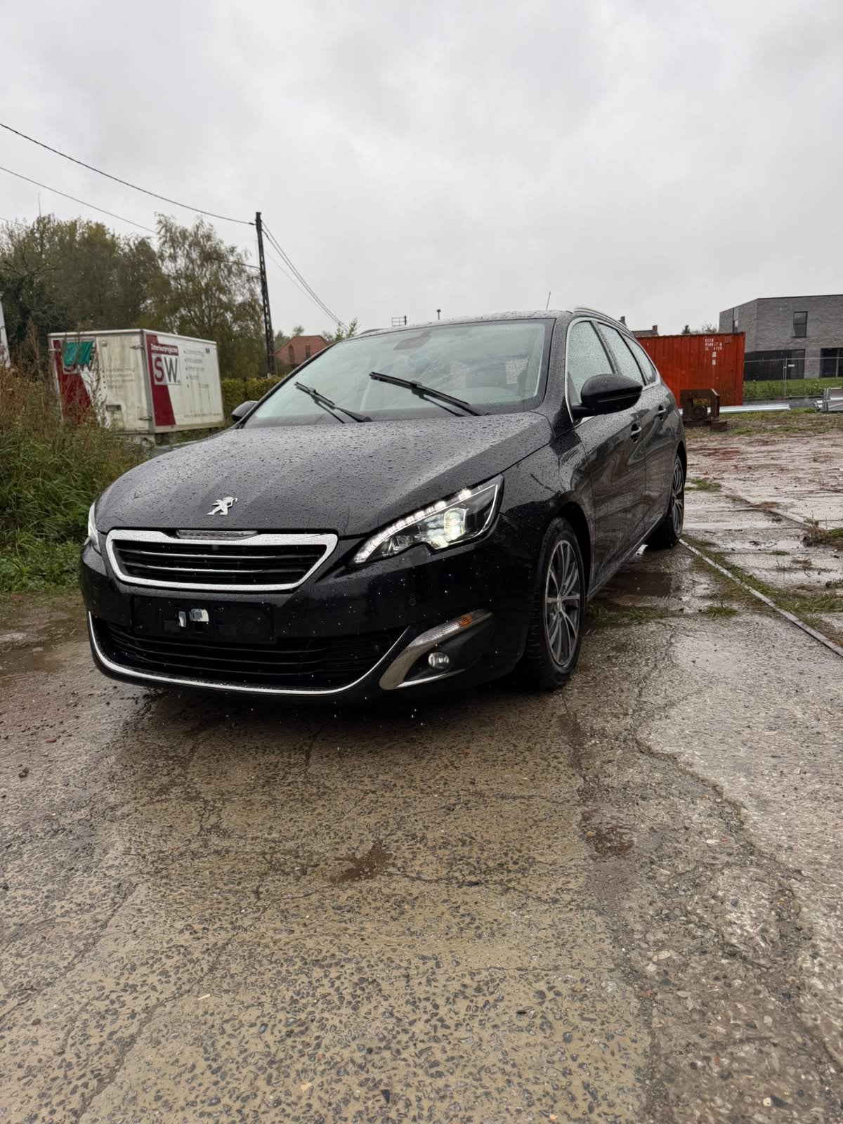 Peugeot 308 sw 2015 1.6 hdi, Achat, Euro 6, Boîte manuelle, Noir