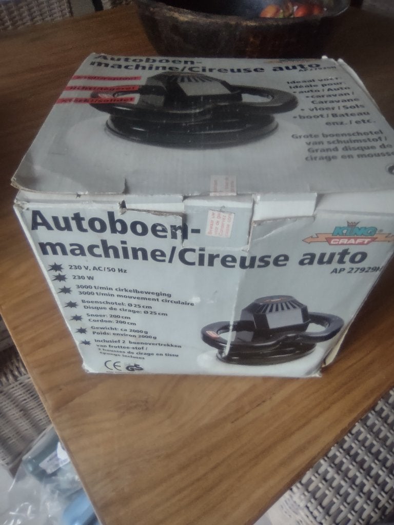 Poliermachine, Ophalen