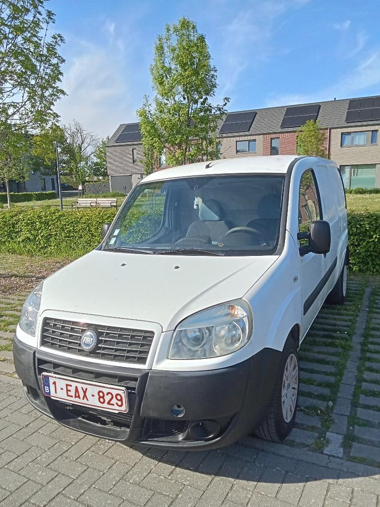 Fiat Doblo lichte vracht, 4 deurs, Wit, 2 zetels, Euro 4