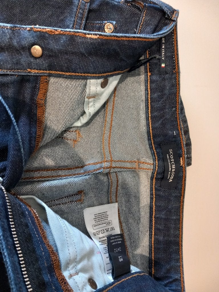 Jeansbroek dames merk Scotch & Soda / amsterdams blauw, Scotch & Soda, Enlèvement ou Envoi, Comme neuf, Bleu