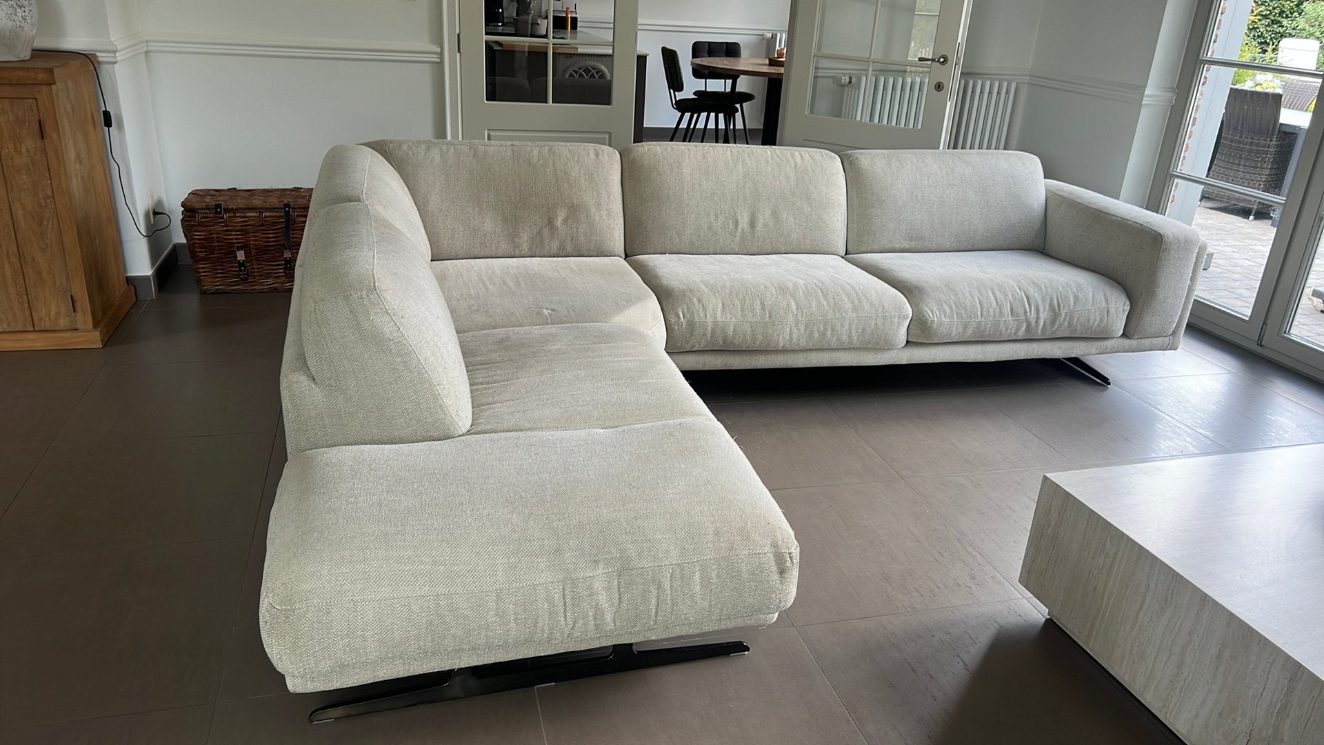 Zetel met gebruikssporen, Ophalen, Gebruikt, Stof