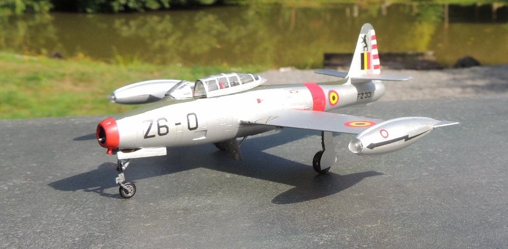 Republic F84G Thunderjet Kleine Brogel 1955 Echelle 1/72ieme, Verzenden, Nieuw, 1:72 tot 1:144, Vliegtuig