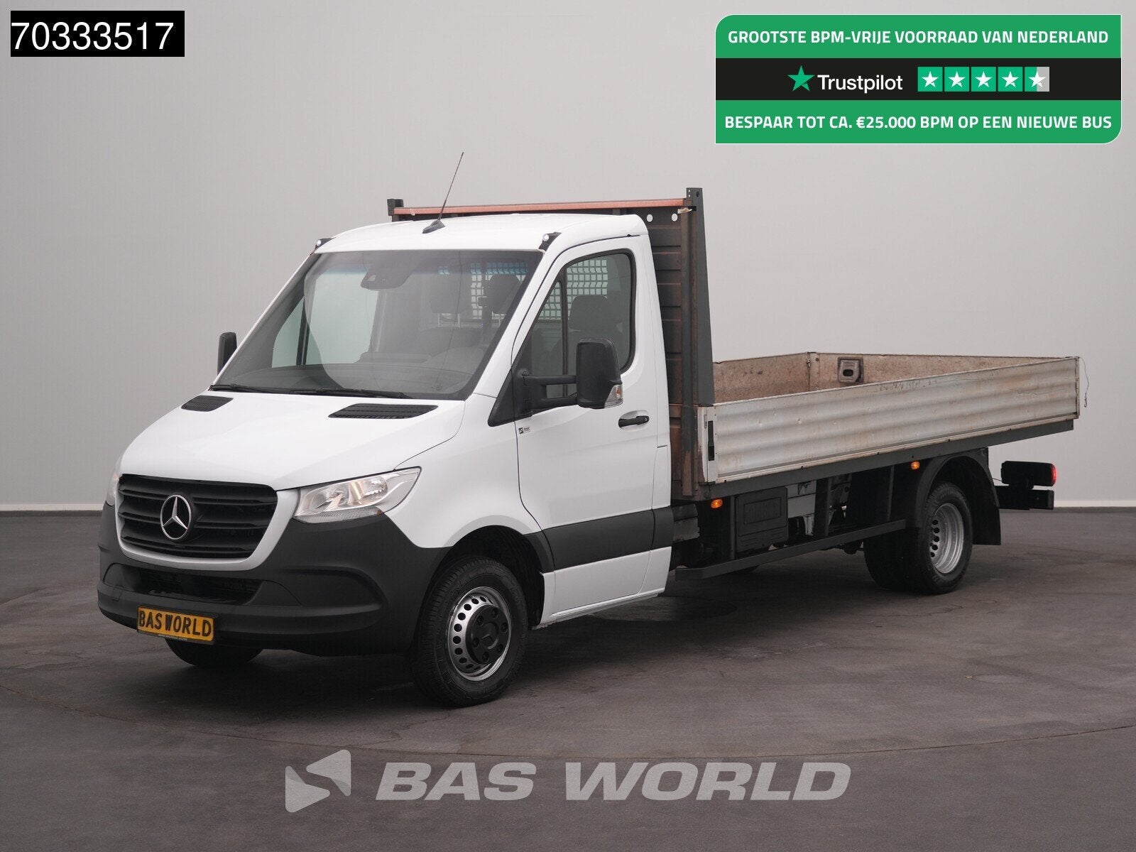 Mercedes Sprinter 514 CDI Automaat Open Laadbak Trekhaak N1, Automaat, Gebruikt, Euro 6, 4 cilinders