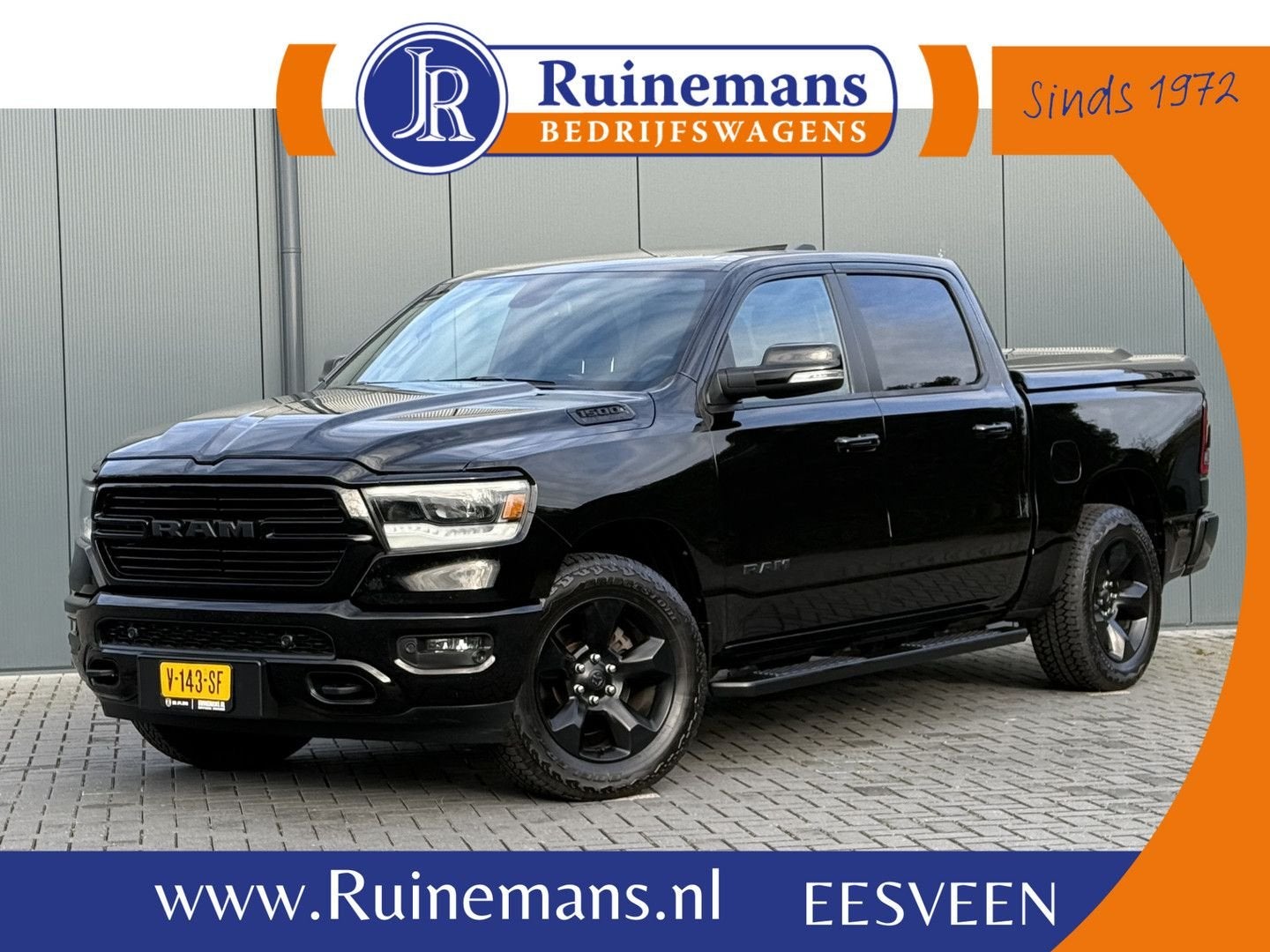 Dodge Ram 1500 5.7 V8 4x4 BIG HORN / CREW CAB / LPG-G3 / NL, Auto's, Dodge, Automaat, Zwart, RAM 1500, SUV of Terreinwagen
