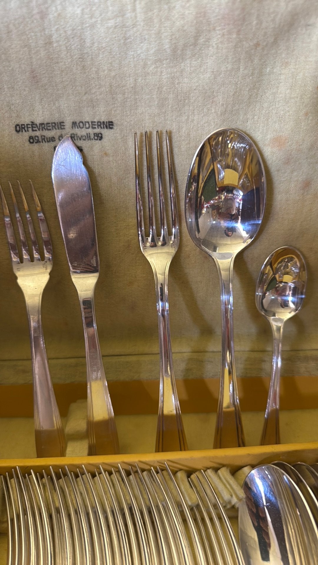 Ménagère Cheistofle Boreal 61 pieces, Enlèvement