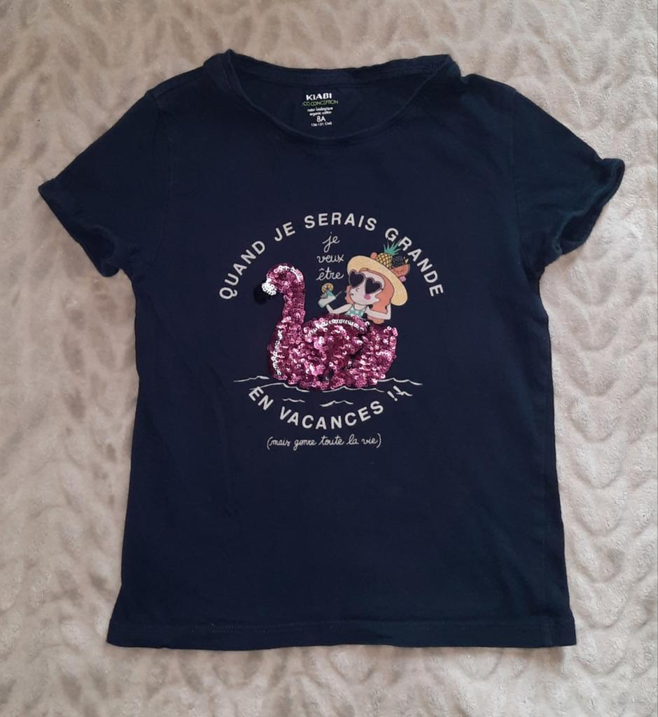 Tee-shirt Kiabi « 128 », Kiabi, Enlèvement ou Envoi, Chemise ou À manches longues, Comme neuf