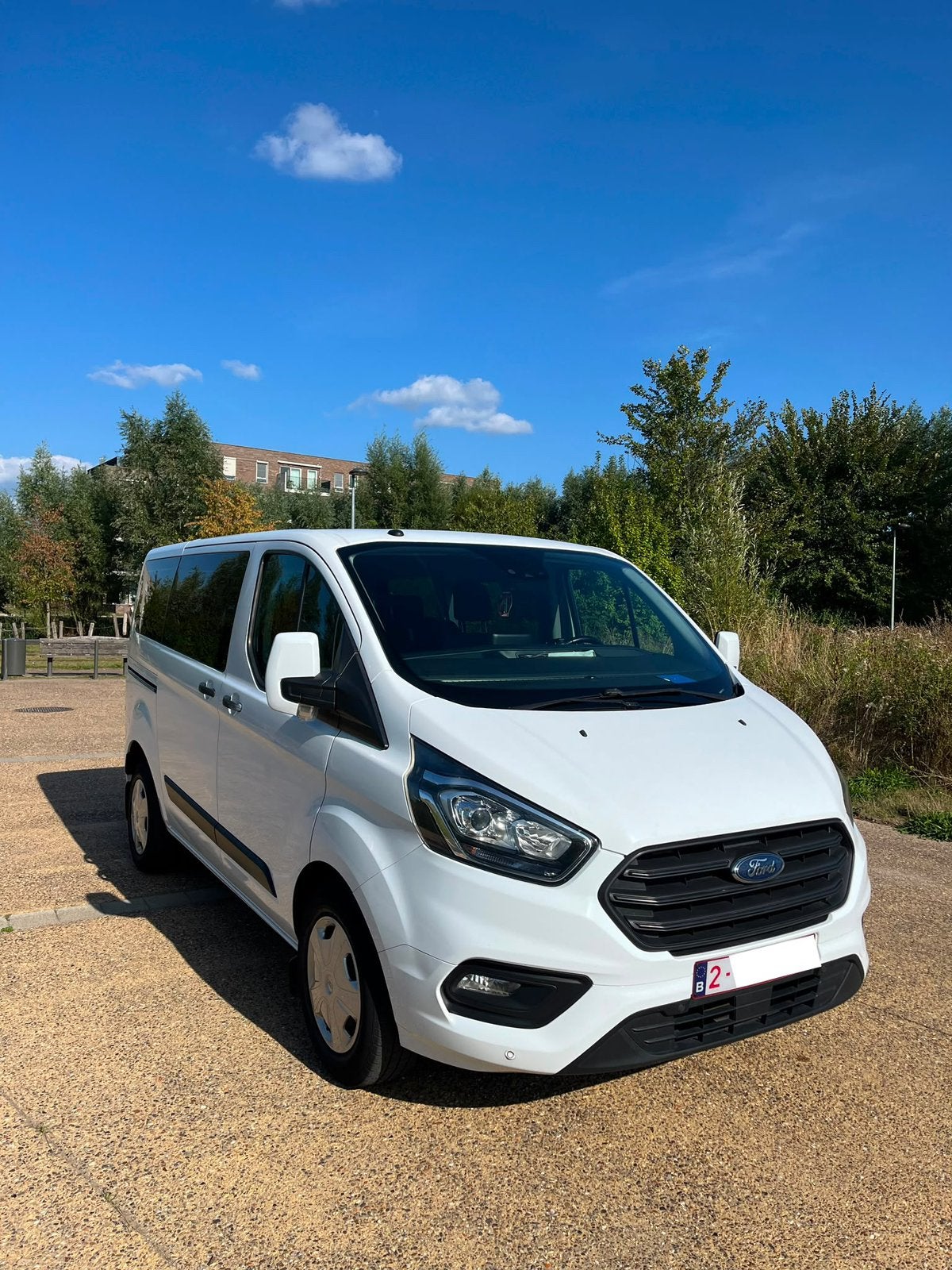 Ford Transit Custom 8PL 2019 2.0Diesel  Veel Opties Gekeurd, Automaat, 4 deurs, Wit, Leder