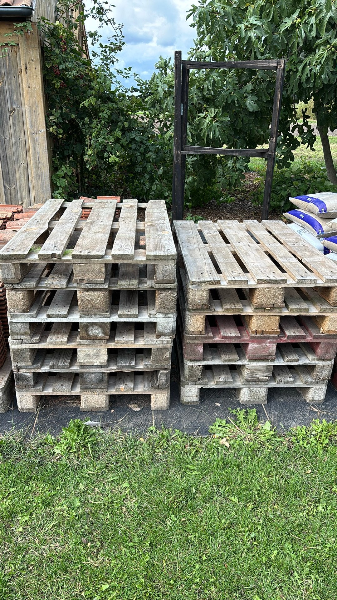 Europaletten, Doe-het-zelf en Bouw, Hout en Planken, Ophalen, Gebruikt, Steigerhout, Minder dan 200 cm