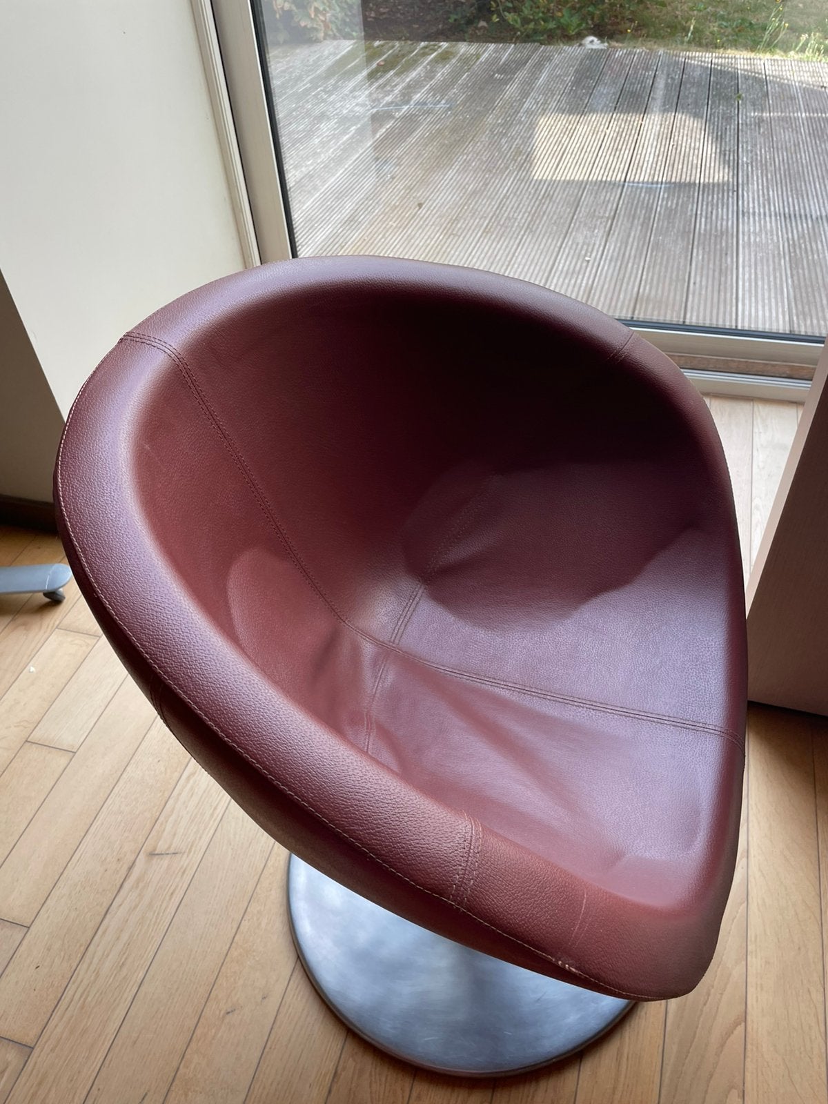 7 chaises de coiffeur avec pompe, Enlèvement, Utilisé