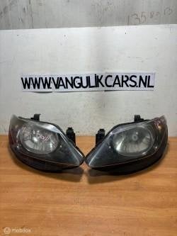 Koplamp  set  set Seat Ibiza 6J ('08-'17, Auto-onderdelen, Gebruikt, Ophalen of Verzenden, Seat, Seat