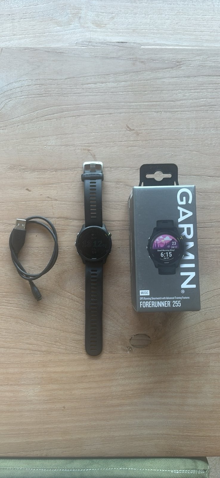 Garmin Forerunner 255 Music, Handtassen en Accessoires, Ophalen, Gebruikt