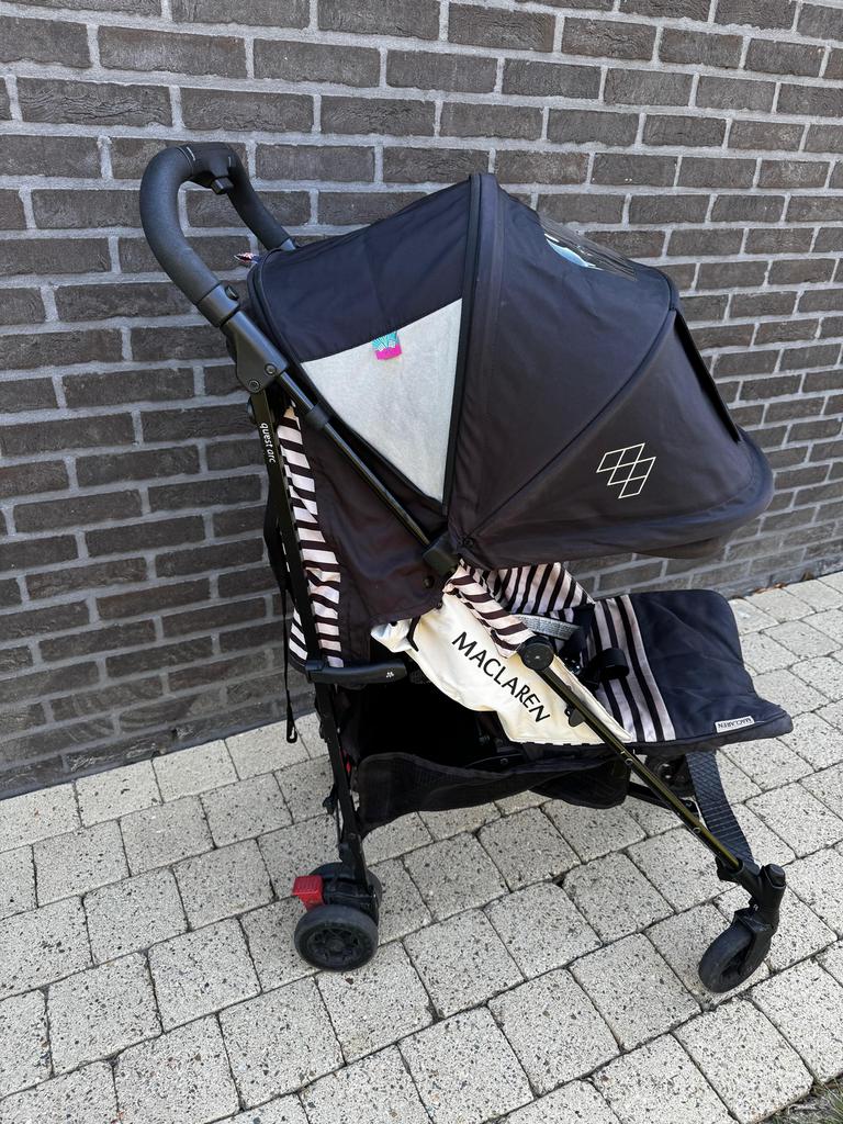 Plooibuggy - buggy - MACLAREN + hoes (regenkap!), Ophalen, Zo goed als nieuw, Maclaren, Verstelbare rugleuning