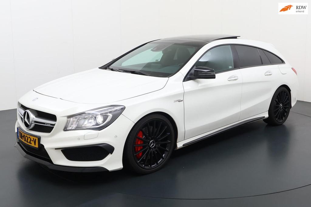 Mercedes-Benz CLA-Klasse Shooting Brake AMG 45 4MATIC Camera, Autos, Cuir, CLA, Achat, Euro 6