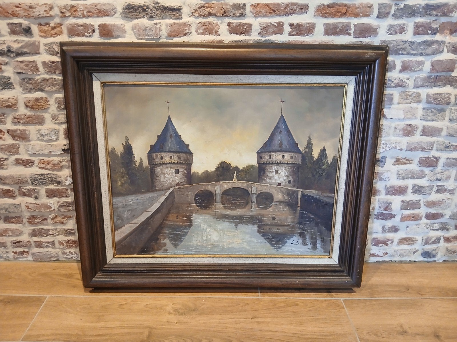 Schilderij Kortrijk, Ophalen