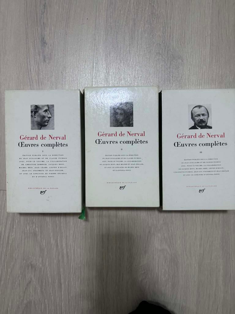 Œuvres complètes de Nerval – Bibliothèque de la Pléiade, Enlèvement ou Envoi, Utilisé, Un auteur