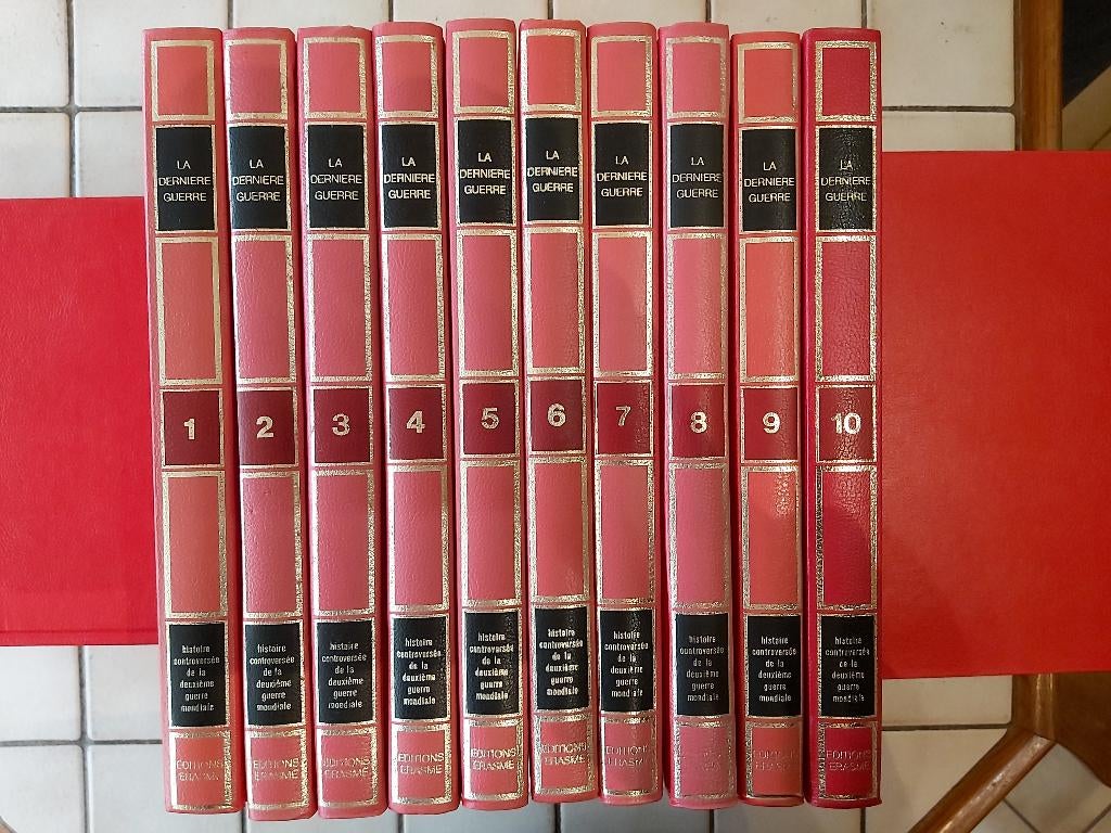 2)La Dernière Guerre : Histoire controversée...10 volumes, Enlèvement ou Envoi, Comme neuf, Deuxième Guerre mondiale, COLLECTIF