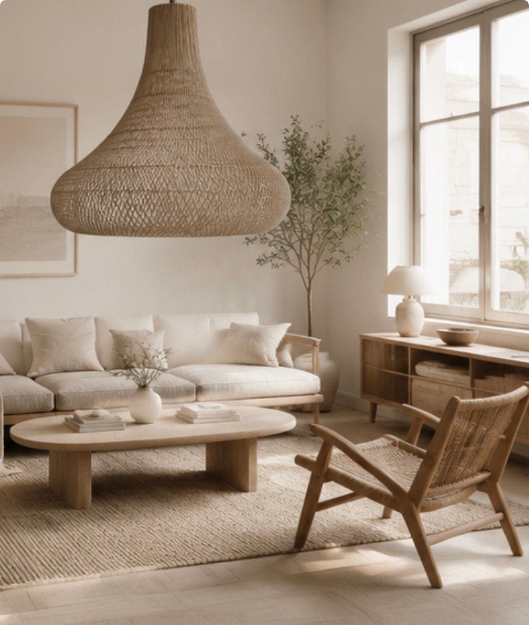 XL hanglamp /Vloerlamp, Huis en Inrichting, Ophalen of Verzenden, Nieuw, Overige materialen, Ibiza stijl