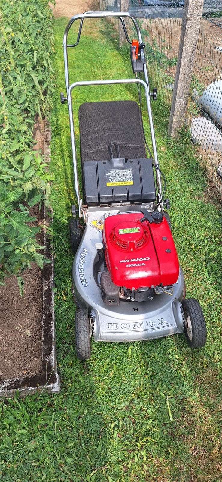Tondeuse semi-professionnelle HONDA HR 2160, Enlèvement