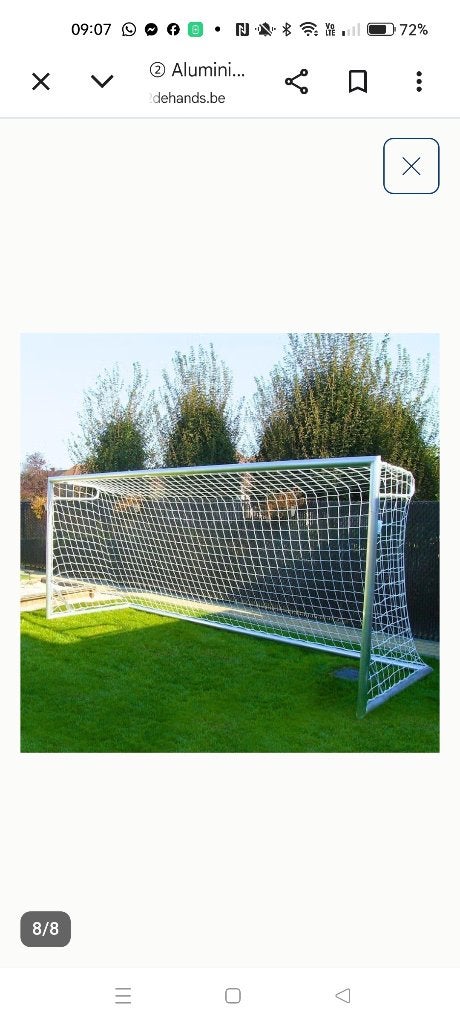 Voetbal doel, Enlèvement, Utilisé
