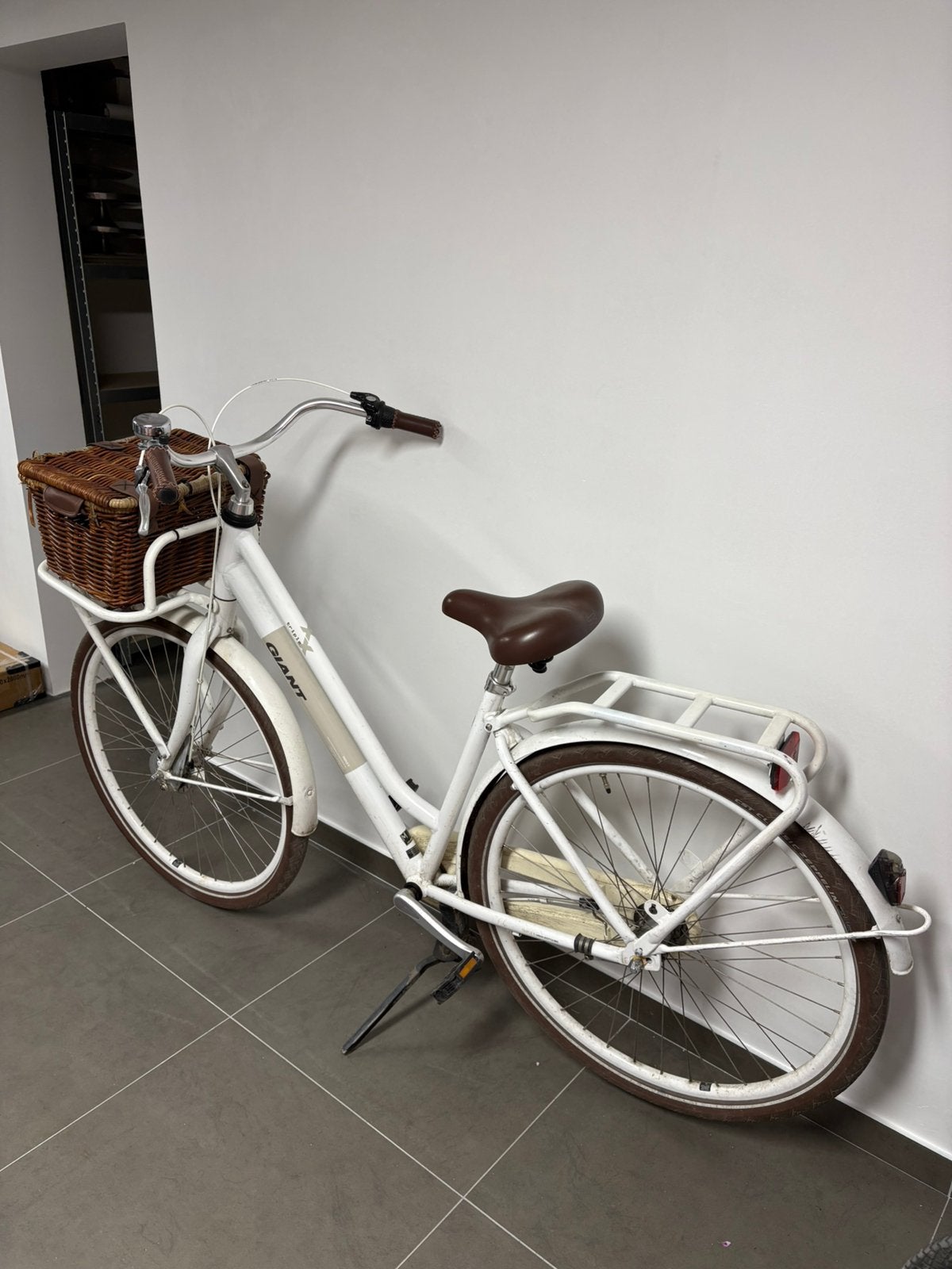Damesfiets Giant Triple X, Fietsen en Brommers, Terugtraprem, Gebruikt, Versnellingen, Ophalen
