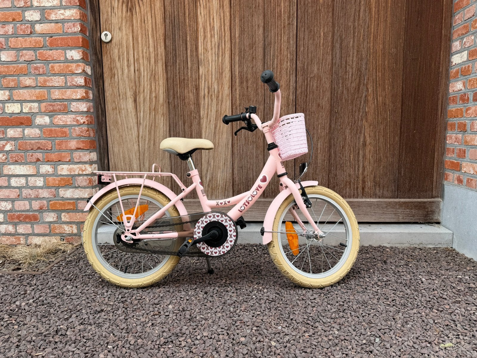 Kinderfiets 16 inch BFK, Fietsen en Brommers, Fietsen | Kinderfietsjes, Ophalen, Gebruikt, Terugtraprem, 16 tot 20 inch